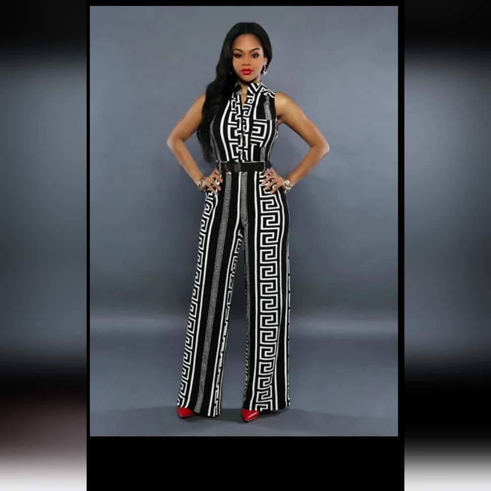 Wide leg jumpsuit